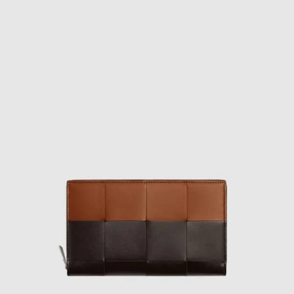 보테가 베네타 남성 카세트 지퍼 어라운드 지갑 - Bottega veneta Mens Ca… - 1
