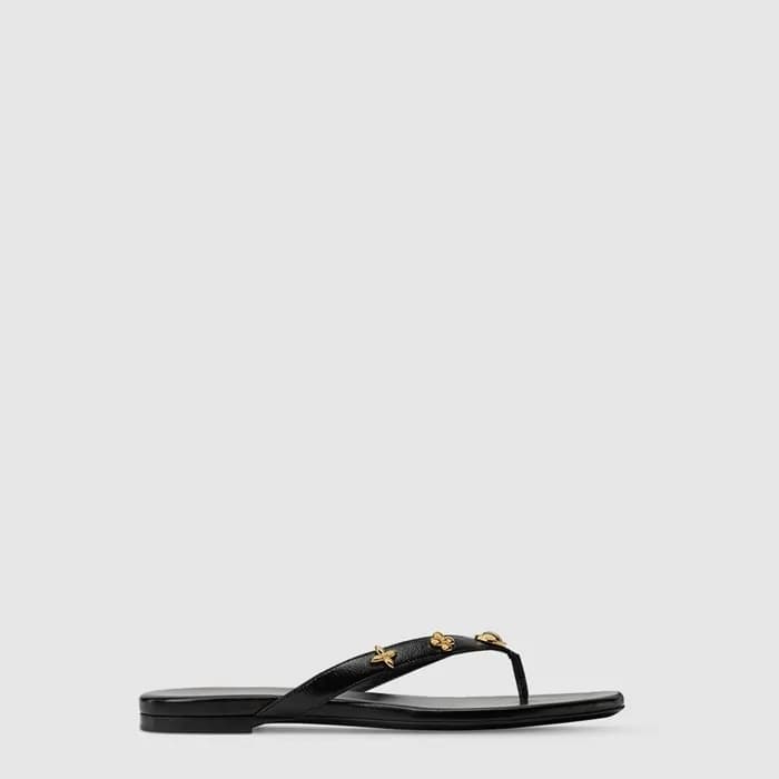 루이비통 여성 가이아 플랫 끈 샌들 - Louis Vuitton Womens Gaia Flat Strap Sandal - lvs14436x - 1