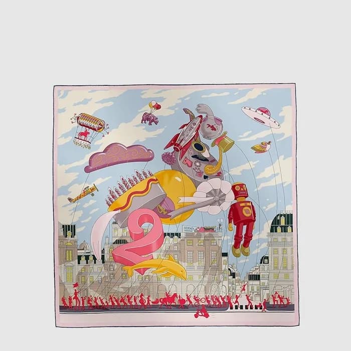 에르메스 여성 퍼레이드 90 꺄레 스카프 - Hermes Womens Parade 90 Carré Scarf - acc8889x - 1