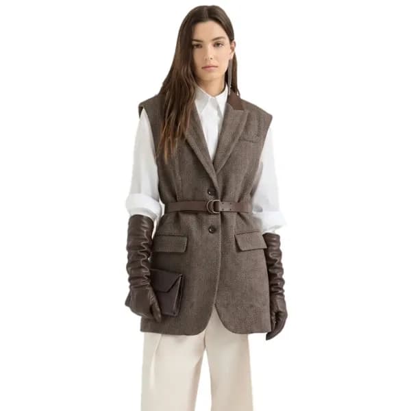 브루넬로쿠치넬리 여성 베이직 베스트 - Brunello Cucinelli Womens Basic Best - brc17568x - 1
