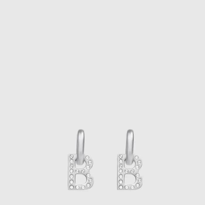 발렌시아가 여성 후프 이어링 - Balenciaga Womens Hoop Earring - acc10996x - 1