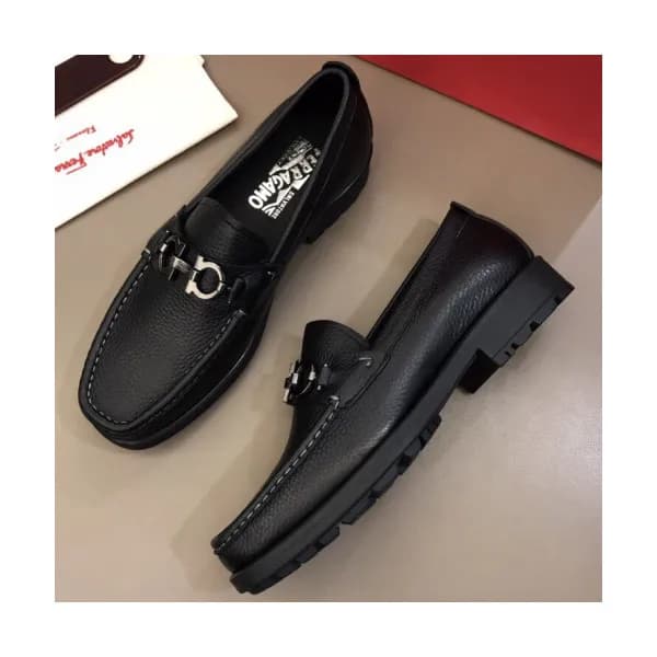 FERRAGAMO 2018 MENS U-TIP LEATHER LOAFER - 페레가모 남… - 1