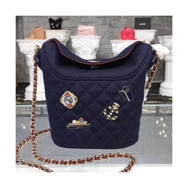 Chanel Chain Bucket Shoulder Bag,15CM - 샤넬 체인 버킷 … - 1