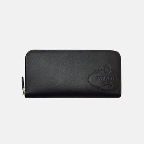 Prada 2018 Mens Saffiano Zip Round Wallet - 프라다 남성… - 1