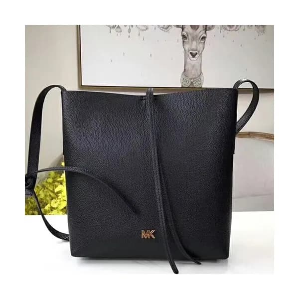 Michael Kors Leather Bucket Shoulder Bag,26cm - 마이… - 1