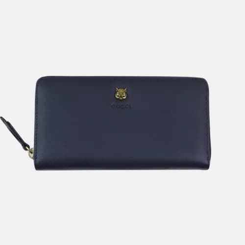 Gucci 2019 Mens Tiger Detail Zip Around Wallet 428… - 1
