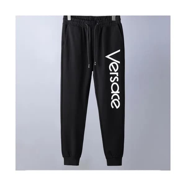 Versace 2019 Mens Logo Casual Cotton Trianing Pan… - 1