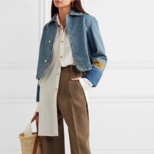 Loewe Womens Denim Short Jacket - 로에베 여성 데님 숏자켓 - … - 1