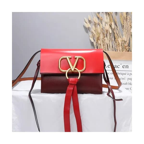 Valentino 2019 V-ring Leather Mini Shoudler Bag,21… - 1