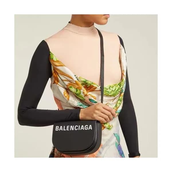 Balenciaga 2019 Ville Day Leather Shoulder Bag,19C… - 1
