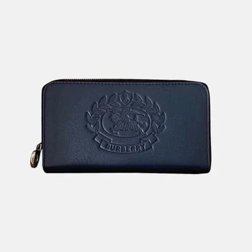 Burberry 2019 Leather Zip Round Wallet - 버버리 남여공용 … - 1