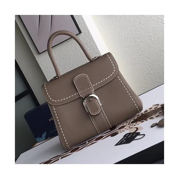 Delvaux 2019 Leather Tote Shoulder Bag,28 CM - 델보 … - 1