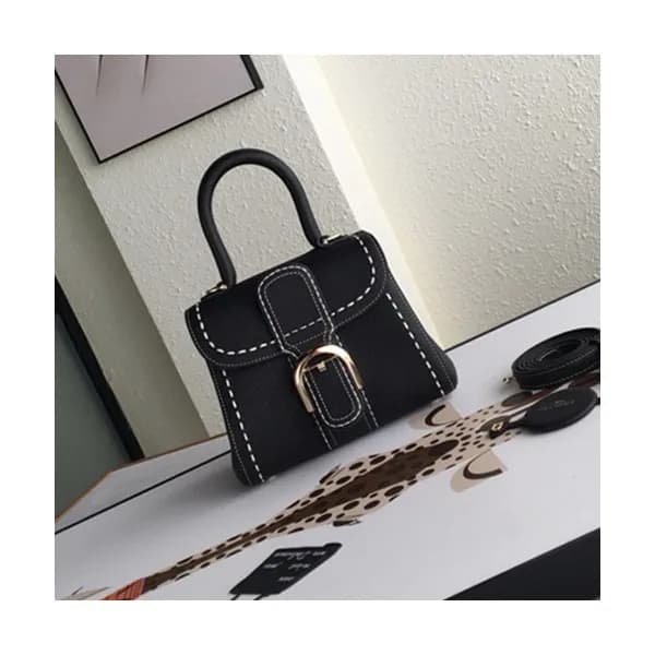 Delvaux 2019 Leather Tote Shoulder Bag,20CM - 델보 2… - 1