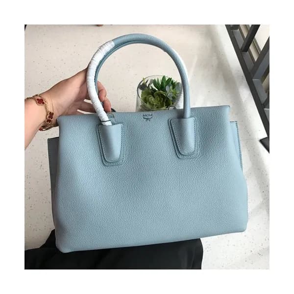MCM 2019 Milla Leather Tote Shoulder Bag,31cm - 엠씨… - 1