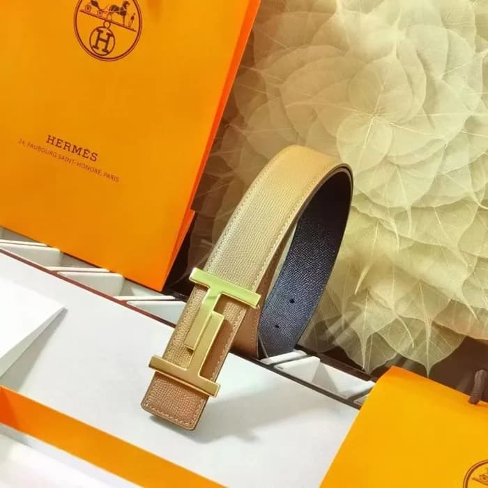 Hermes 2022 Mens Leather Belt - 에르메스 2022 남성용 양면 레… - 1