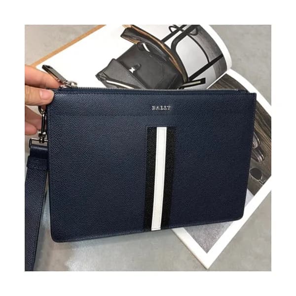 Bally 2019 Leather Clutch Bag - 발리 2019 레더 남성용 클러치… - 1