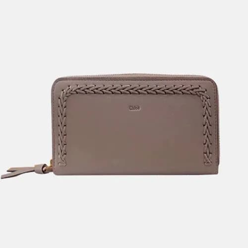 Chloe 2019 Ladies Leather Zip Round Wallet,19cm - … - 1