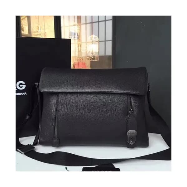 Dolce&Gabbana 2019 Leather Messenger Shoudler Bag … - 1