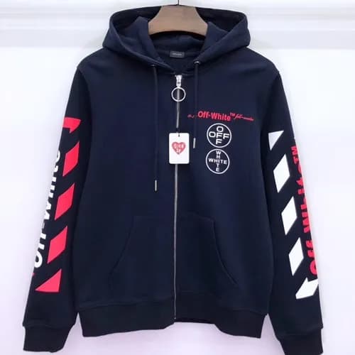 Off-white 2019 Mm/Wm Logo Wolf Cotton Hood Tee - 오… - 1