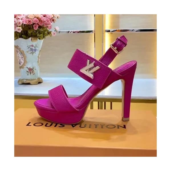 Louis Vuitton 2019 Ladies Leather High Heel Sandal… - 1