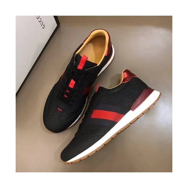 Gucci 2019 Mens Leather Sneakers - 구찌 2019 남성용 레더 … - 1