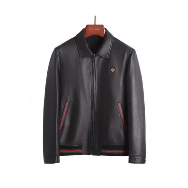 Gucci 2019 Mens Logo Casual Sheep-skin Jacket - 구찌… - 1