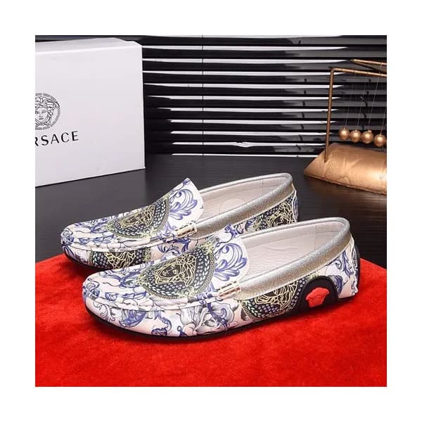 Versace 2019 Mens Leather Loafer - 베르사체 2019 남성용 … - 1