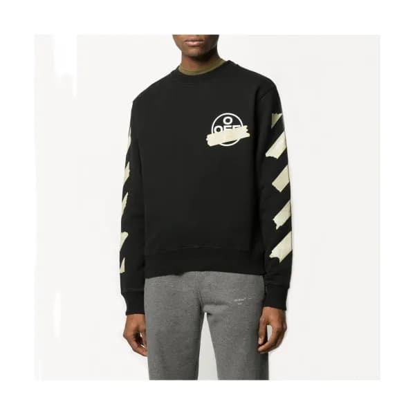 Off-white 2019 Mens Logo Cotton Man-to-man - 오프화이트… - 1