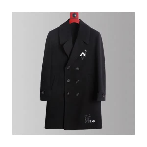 Fendi 2019 Mens Logo Cashmere Coat - 펜디 2019 남성 로고… - 1