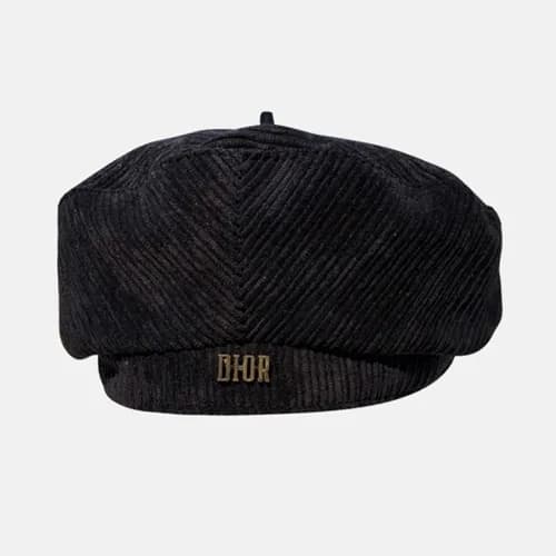 Dior 2019 Ladies Corduroy Cap - 디올 2019 여성용 골덴 모자 … - 1