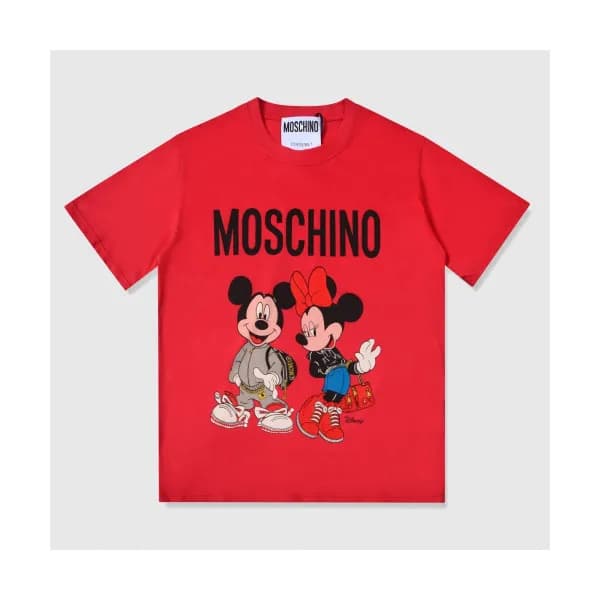[모스키노]Moschino 2019 Mm/Wm Logo Cotton Short Sleeve… - 1