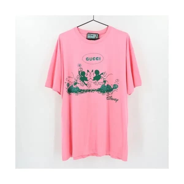 [매장판]Gucci 2020 Mm/Wm Logo Cotton Short Sleeved Ts… - 1