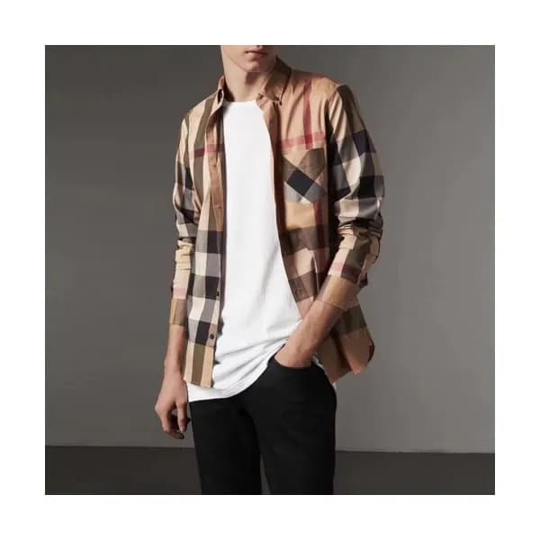 [버버리]Burberry 2020 Mens Classic Casual Cotton Chec… - 1