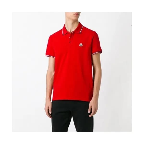 [매장판]Moncler 2020 Mens Logo Cotton Short Sleeved P… - 1