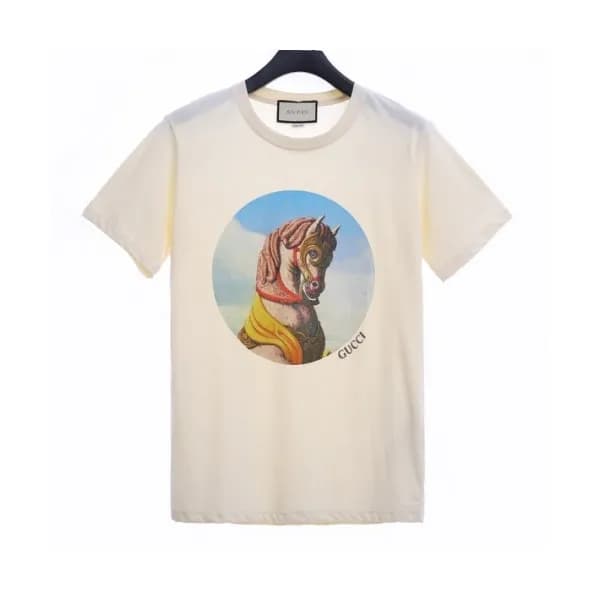 [매장판]Gucci 2020 Mm/Wm Logo Cotton Short Sleeved Ts… - 1