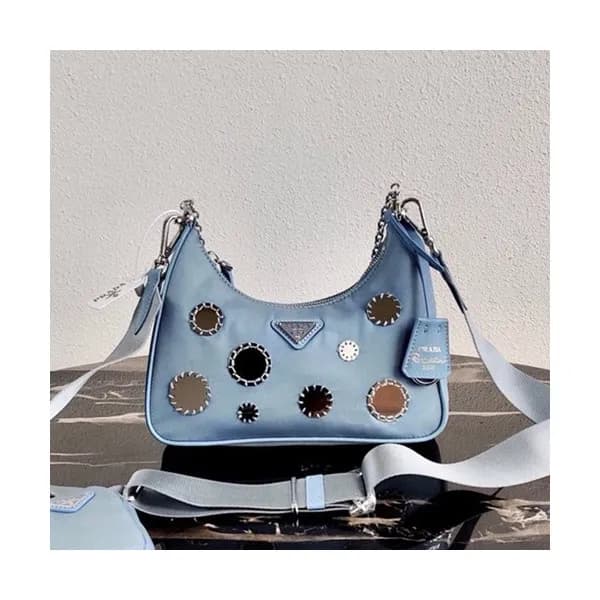 Prada 2020 Hobo Shoulder Bag,22CM - 프라다 2020 호보 숄더… - 1