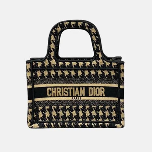 Dior 2019 Women Canvas Book Tote Shopper Bag ,23CM… - 1