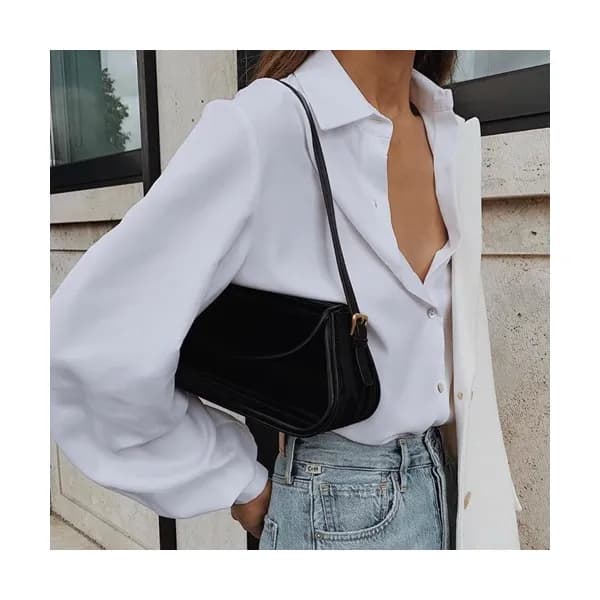 By Far 2020 Velvet Tote Shoulder Bag,29cm - 바이 파 2… - 1