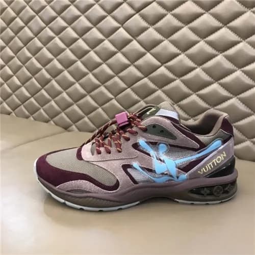 Louis Vuitton 2020 Men's Leather Running Shoes… - 1