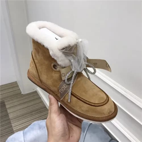 Ugg 2020 Women's Leather Wool Ankle Boots - 어그… - 1