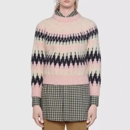 Gucci 2020 Womens Casual Crew-neck Wool Sweaters -… - 1
