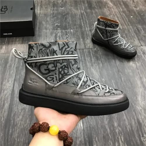 Ugg 2020 Men's Leather Wool Ankle Boots - 어그 2…
