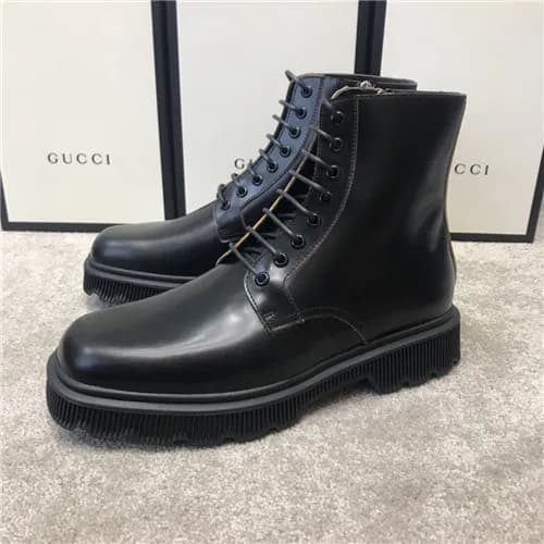 Gucci 2020 Men's Leather Ankle Boots - 구찌 2020… - 1