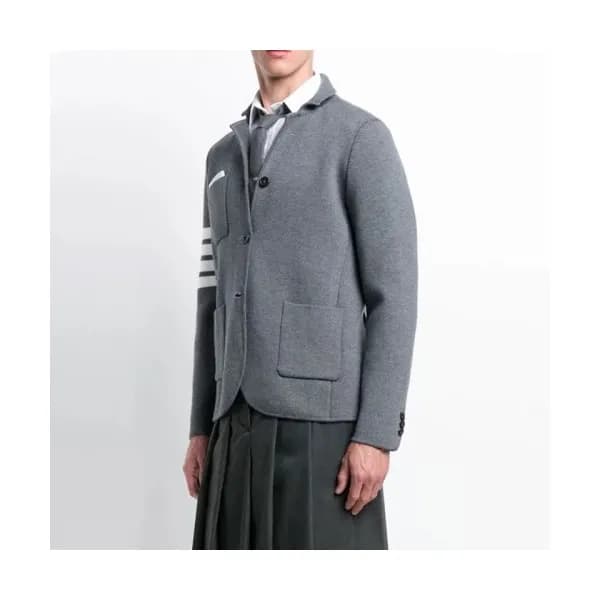 Thom Browne 2021 Mens Casual Cotton Suit Jackets -… - 1