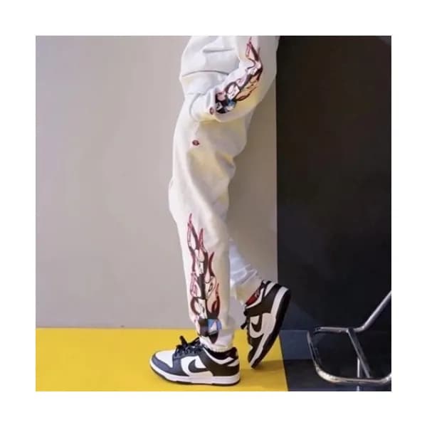 Chrom Hearts Mens Casual Training Pants White - 크… - 1
