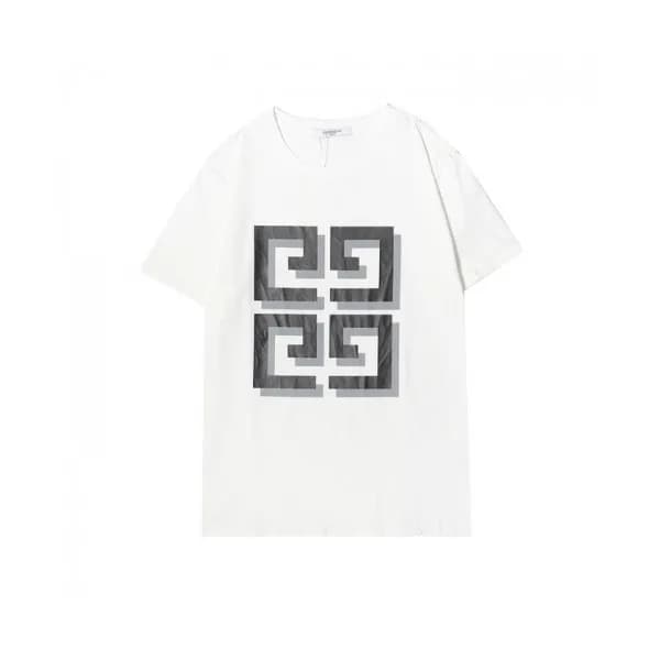 Givenchy Mens Logo Short Sleeved Tshirts White - … - 1