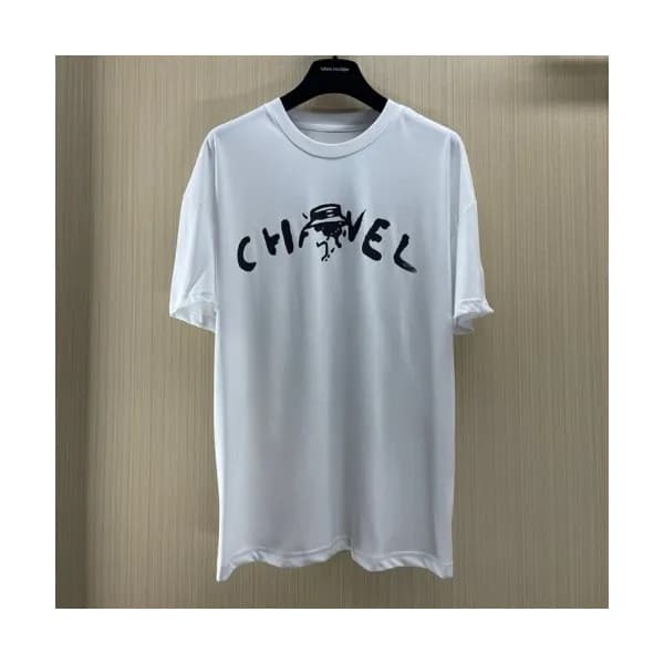 Chanel Mm/Wm 'CC' Logo Cotton Short Sleev… - 1