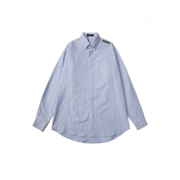 Balenciaga Mens Logo Cotton Tshirts Blue - 발렌시아가 … - 1
