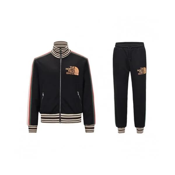Gucci Mens Logo Casual Training Clothes Black - … - 1