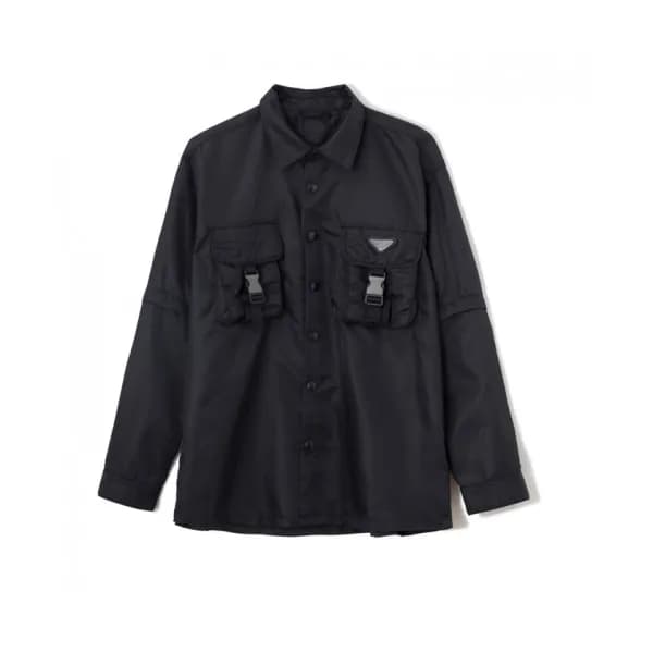 Prada Mens Logo Casual Jackets Black - 프라다 2021 남… - 1